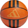 Top basketbolli adidas 3 Stripes Rubber X3 HM4970, madhësia 7, për dysheme brenda dhe jashtë, portokalli