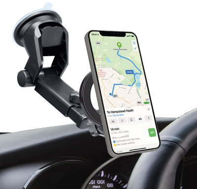 Mbajtëse magnetike për makinë SBS Magnetic Car Holder, universale, e zezë
