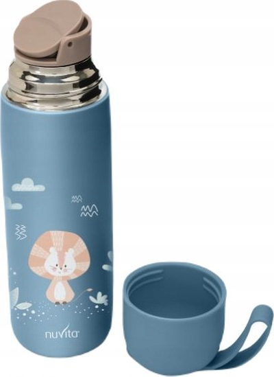 Termus për fëmijë Nuvita, 400ml, çelik inox, blu
