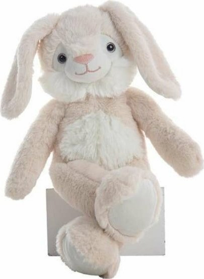 Lepurush pelushi Pati Rabbit, 60 cm, bezhë me të bardhë