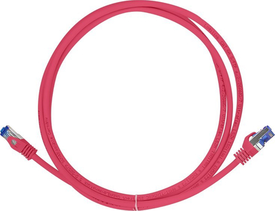 Kabllo rrjeti LogiLink C6A014S, CAT 6A S/FTP, RJ45, 0.25m, e kuqe