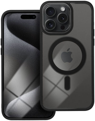 Kuti mbrojtëse OEM Color Edge me MagSafe për iPhone 15 Pro Max, e zezë
