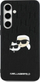 Mbështjellës telefoni Karl Lagerfeld KLHCS24FEPGKLKCPK, për Samsung S24 FE S721, hardcase, i zi