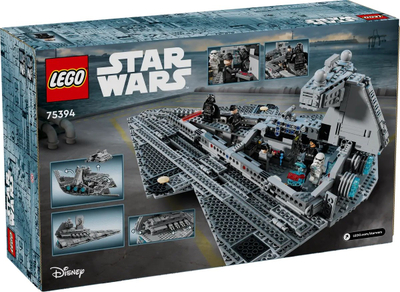 Lodër ndërtimi Imperial Star Destroyer, model anije hapësinore, shumëpjesëshe, gri