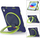 Mbulesë tableti Tech-Protect X-Armor për iPad 10.9 2022, me xham të fut më vete, me dorezë mbështetëse, blu-jeshile