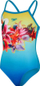 Kostum banje për goca Speedo Thinstrap Muscleback, EnduraBrite, printe tropikale, shumëngjyrësh