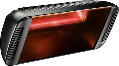 Ngrohës infra të kuq Heliosa Hi Design 66 i zi, për jashtë