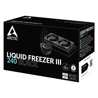 Ftohës uji CPU Arctic Liquid Freezer III 280mm, AIO, i zi
