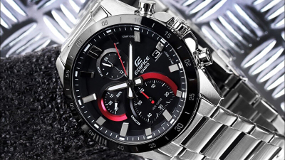 Orë për meshkuj Casio, e argjendtë