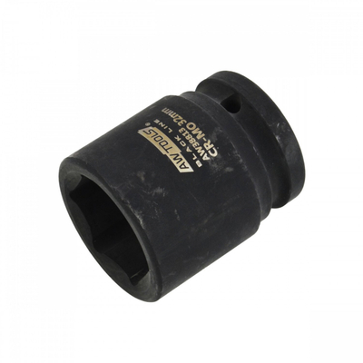 Клуч за ударни навртки АВТулс ЦРНА ЛИНИЈА AW38256BL, 1/2", 32 mm, црн