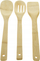 Set veglash kuzhine Kitchen Tools, 3 copë, bambu, ngjyrë natyrale