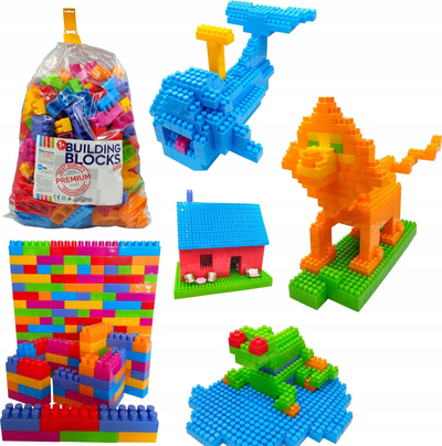 Set blloqe ndërtimi Czako Blocks Premium, 200 copë, shumëngjyrëshe