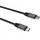 Kabllo USB C FIXED, USB C në USB C, 1.2 m, 240W PD, gri
