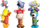 Set lodrash varëse për karrocë Playgro Tinkle Trio Sensory, 3 copë, shumëngjyrëshe