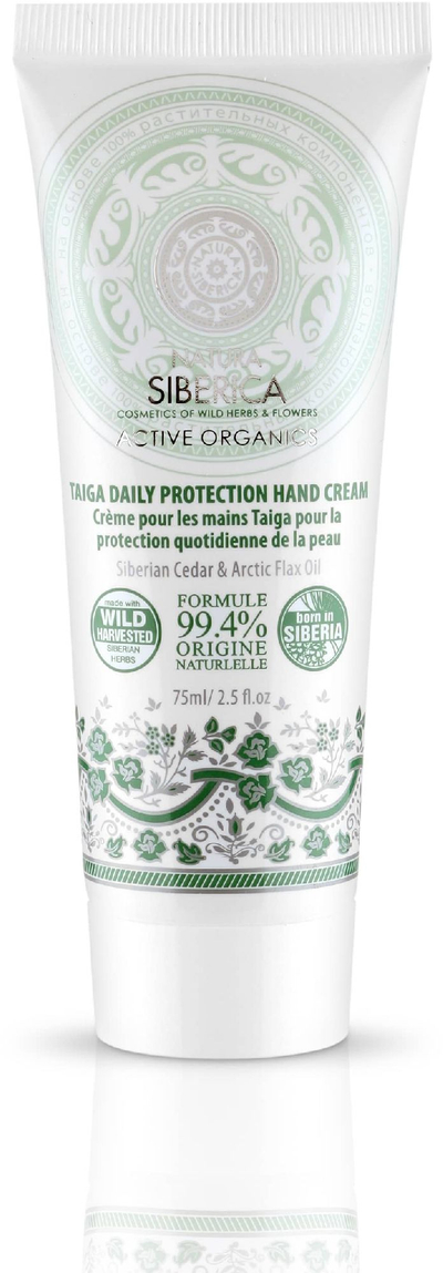Krem duarsh Natura Siberica Taiga Daily Protection, ushqyes, 75ml, i bardhë