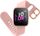 Orë e zgjuar Forever ForeVigo 2 SW-310, ekran 1.4", Bluetooth, ari rozë