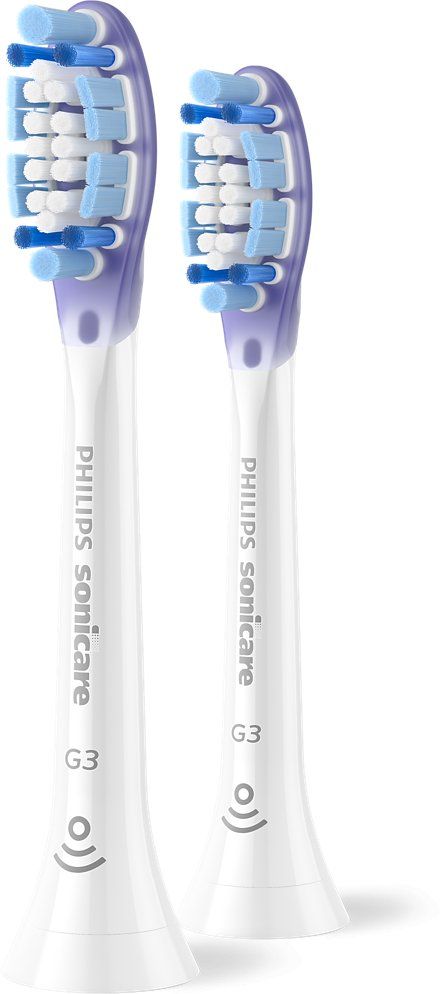 Koka furçe Philips Sonicare G3 Premium Gum Care, set 2 copë, e bardhë