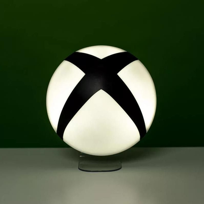 Llambë dekor Xbox Logo Light, USB, për mur, e bardhë