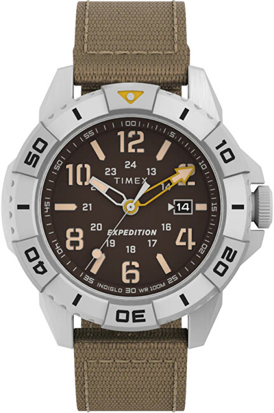 Orë dore për meshkuj Timex Expedition Ridge Recycled Materials, bezhë