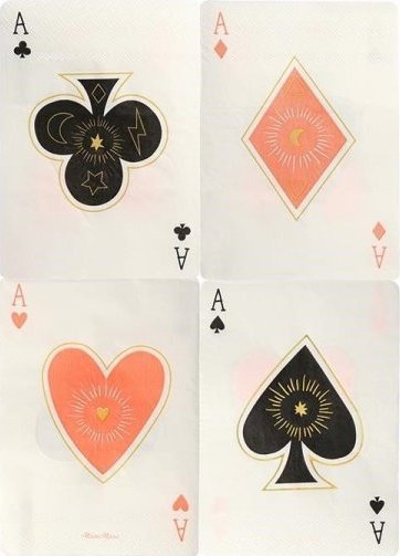 Serveta letre Meri Meri Abracadabra Cards, set 16 copë, 10.8 x 15.2 cm, shumëngjyrëshe