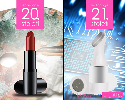 Pajisje kozmetike për buzë BeautyRelax BRIGHTLIPS BR-1260, portative, e bardhë