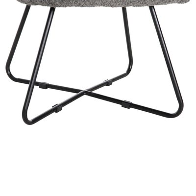 Kolltuk Harnis bouclé (HM9603.01), gri/ zezë