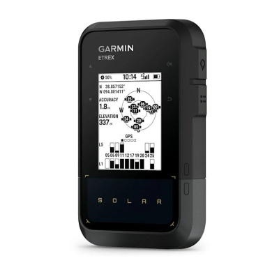 GPS dore Garmin eTrex SE Solar me HRM Dual, Bluetooth, IPX7, ngjyrë zi-gri