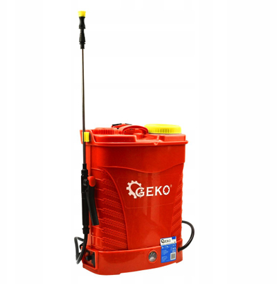 Spërkatës shpine GEKO, 16L, pompë dore, i kuq