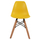 Karrige për fëmijë Twist Kid PCS.HM8453.04, këmbë druri, 30.5x33x59 cm, e verdhë