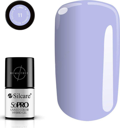 Llak xhel për thonj Silcare SoPRO 11, UV LED, 7 g, lejla