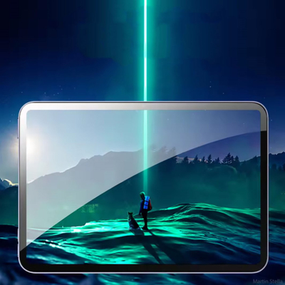 Xham i mbrojtjes Strado-Tech për Samsung Galaxy Tab A11/A9, 9H, mbulim i plotë, transparent