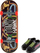 Set lodër Hot Wheels Skateboard and Shoe, mini skateboard me këpucë për gisht, shumëngjyrëshe