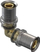 Bërryl presi Wavin Tigris M5 4064200, 20 mm, bronz