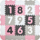 Tapet puzzle shkumë Milly Mally Jolly 3x3 Numbers, edukativ për kalamaj, rozë gri