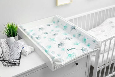 Shtrat ndërrimi Sensillo Soft Botanical Platinum, i papërshkueshëm nga uji, për bebe 0 12 muaj