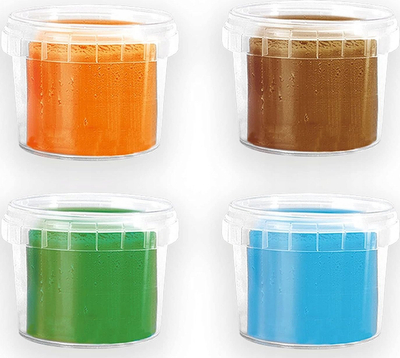 Set plasteline SES Creative Feel Good Dough Nature, 4x90g, vegan, shumëngjyrësh