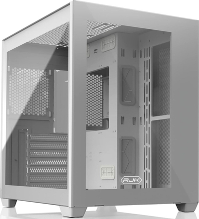 Kullë kompjuteri Raijintek PAEAN C7, micro ATX, xham i temperum, e bardhë