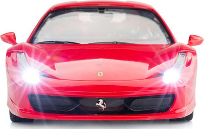 Makinë me telekomandë Rastar Ferrari 458 Italia, shkallë 1:24, me drita që punojnë, e verdhë