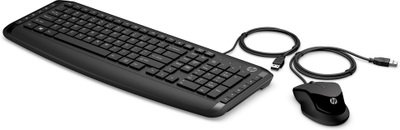 Set tastierë dhe maus Hewlett Packard Pavilion 200, standard, i zi