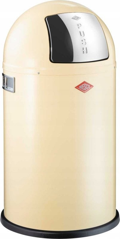 Kosh plehrash Wesco Pushboy Junior, 22L, çelik, ngjyrë krem