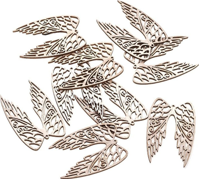Forma druri Dp Craft Wings, 6 cm, set me 9 copë, natyrale