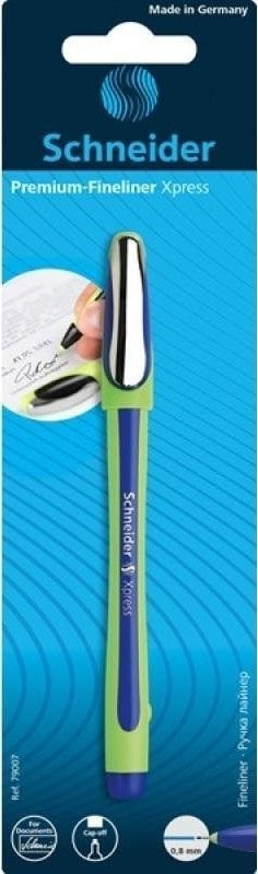Stilolaps fineliner Schneider Xpress, majë 0.8mm, blu
