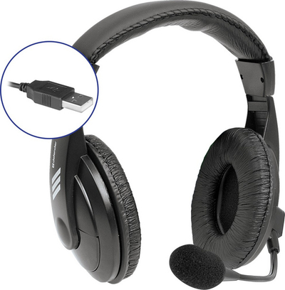 Kufje DEFENDER GRYPHONE 750U, USB, Wireless, të zeza