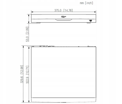 Regjistrues rrjeti Dahua DHI-NVR5208-8P-EI2 WizSense, 8 kanale IP, PoE i integruar, i zi