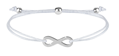 Byzylyk Troli Infinity, i bardhë/argjendtë