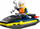 Set ndërtimi Lego City Police Jet Ski, lodër me lego për me bo, shumëngjyrësh