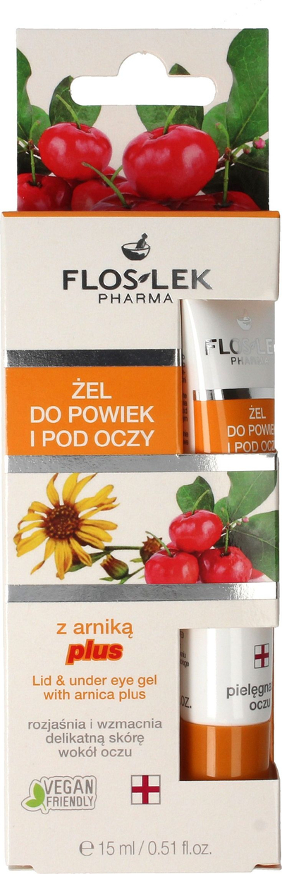Xhel për sy FLOSLEK Arnica Plus, 15 ml