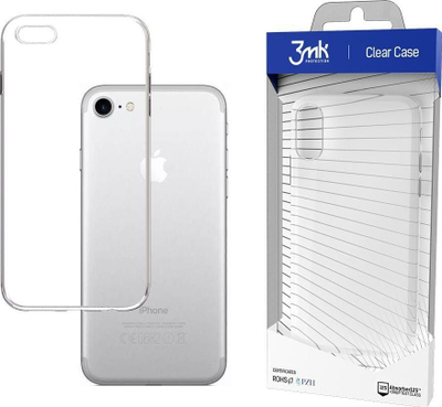 Mbulesë telefoni 3MK Clear Case për Apple iPhone SE 2020, transparente
