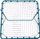 Rebounder futbolli Yakimasport Basic 100762, 100x100 cm, me rrjetë, i zi