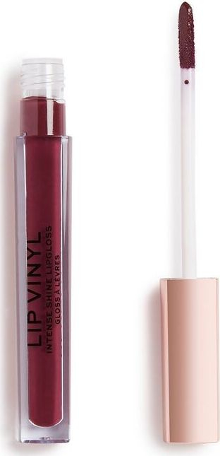 Buzëkuq i lëngshëm Makeup Revolution Lip Vinyl Gloss, Black Forest